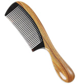 Onedor hair comb handle sandalwood showcases natural grain for a comfortable grip.