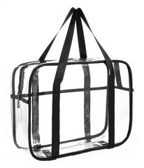 ONEGenug clear toiletry bag with large capacity for organized cosmetics.