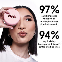 ONE/SIZE Patrick Starrr Ultimate Blurring Powder brush application.