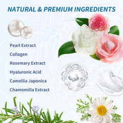 Onespring eye gel pads texture swatches highlight premium pearl extract benefits