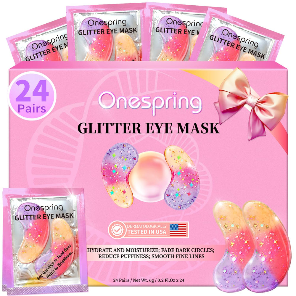 Onespring Eye Masks packaging—a gift-ready skincare gift for pampering use.