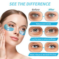 Onespring eye-masks-under-eye-patches-application demonstrates quick spa-like treatment in minutes.
