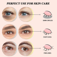 Onespring under eye patches 24K gold close-up, brightening and hydrating for refreshed eyes