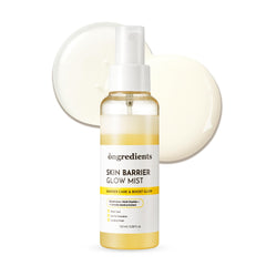 ONGREDIENTS Skin Barrier Glow Mist bottle front for daily refreshing hydration.