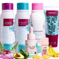 Onion Growth Kit packaging showing a complete set for healthier hair growth potential.