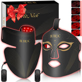 Onisdin red light face mask front view for at-home skincare with 630/850 nm LEDs