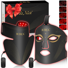 Onisdin red light face mask front view for at-home skincare with 630/850 nm LEDs