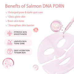 ONMYLOVIN pink hydrogel sheet adheres smoothly for even absorption.