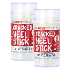 Onyx Professional cracked heel repair balm stick packaging with roll-on design for mess-free application.