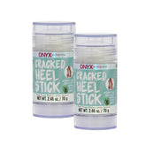 Onyx Professional cracked heel repair balm stick with tea tree eucalyptus scent for dry feet