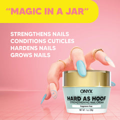 Onyx Professional Hard as Hoof closeup on quick absorption and non greasy finish