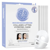 The #OOTD collagen lifting hydrogel mask box showcases premium hydration for elasticity.