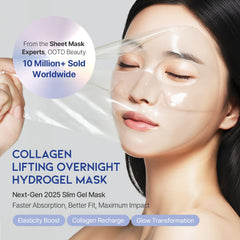 ootd-hyaluronic-acid-deep-hydration-mask shows deep hydration for smoother skin texture.