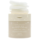 OOTD toner pads glass glow ritual close-up for radiant skin