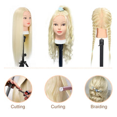 Opini mannequin head tools-pack with nine tools for complete styling practice