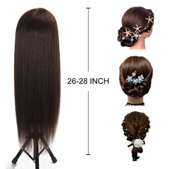 Opini mannequin head designed for washing conditioning and styling practice