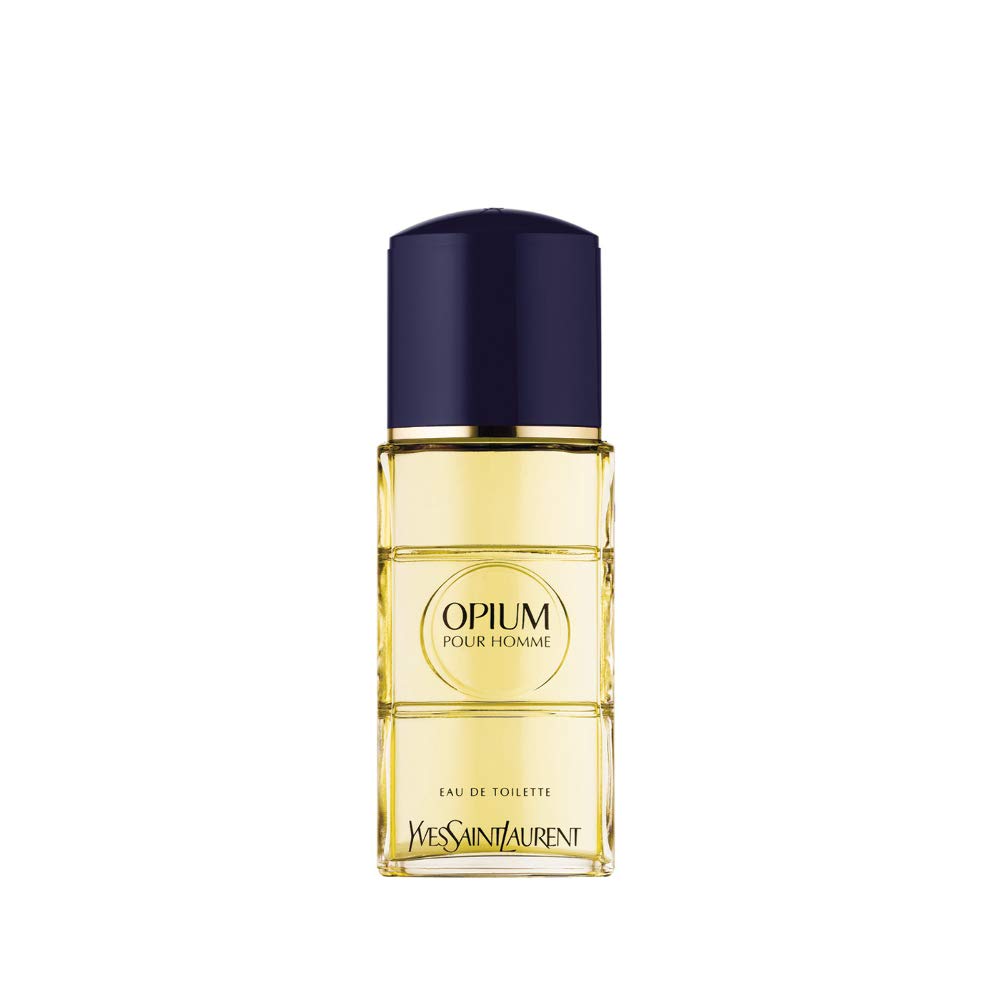 Opium by Yves Saint Laurent men bottle front view for evening elegance.