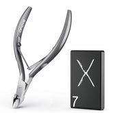 opove X7 cuticle nippers 3/4 jaw closeup for precise trimming and control.