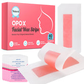 OPOX 40pcs waxing strips packaging for easy at-home removal