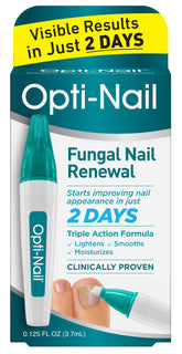 Opti-Nail Repair Pen in use with precise targeting for improved nail appearance.