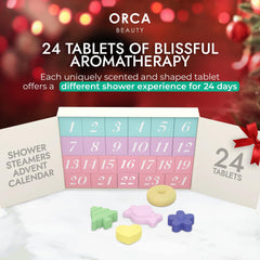 Orca Beauty Gardenia shower steamer creating a spa-like oasis during shower time