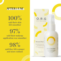 ORG Skincare natural ingredients bottle highlights jojoba oil for hydration