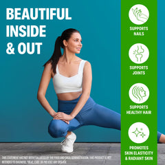 Orgain collagen stirred into coffee for convenient morning boost