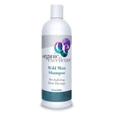 Organic Excellence Wild Mint Rosemary Shampoo bottle offers refreshing cleansing for the scalp.