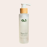 Organic Jaguar bottle shot shows shave gel for smooth glide and hydration