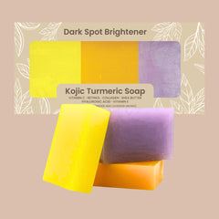 Organic To Green Kojic Turmeric Soap lemon pack shot shows bright scent for a refreshing daily cleanse.