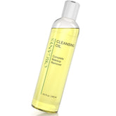 Organys cleansing oil bottle shown for daily makeup removal and hydration.