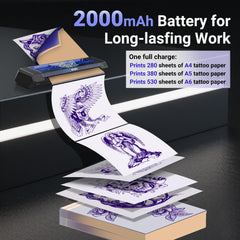 Tattoo Go app library view offering patterns for faster design prints