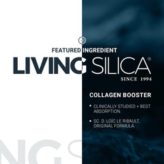 Orgono Living Silica gel applied on skin for easy spreading and surface nourishment.