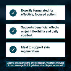 Orgono Living Silica gel dermal absorption visual emphasizes targeted skin delivery.