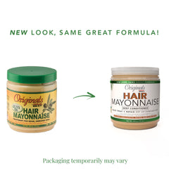 Originals by Africa's Best egg-protein closeup highlights strengthening for weak strands.