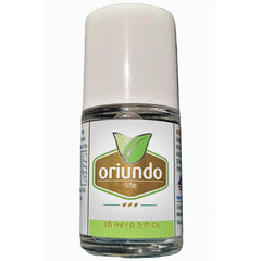 Oriundo Life Nail Treatment bottle in use for targeted nail renewal and deep hydration.