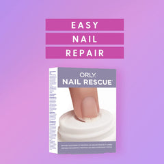 Orly Nail Rescue Kit glue-application close-up highlighting brush-on bond
