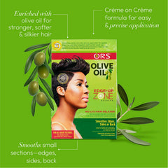 ORS Olive Oil Zone Relaxer Base shown for balanced, damage-minimizing application.
