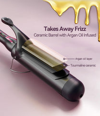 ORYNNE argan oil infused barrel for shine and smooth glide