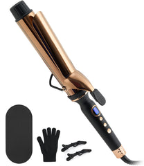 ORYNNE Titanium 2-Inch Curling Iron barrel closeup shows even heat distribution for smooth curls.