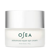 OSEA Advanced Repair Eye Cream tube close-up showing a hydrating formula for delicate under-eye skin
