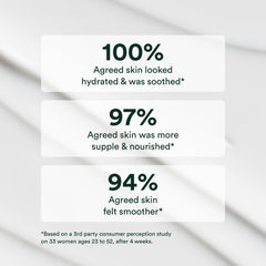 OSEA Atmosphere Protection Cream application on cheek demonstrates instant hydration boost