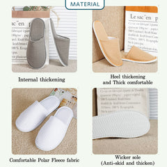 OSTADARRA spa slippers unisex design fits men and women