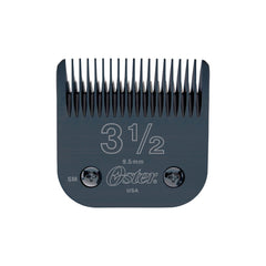 Oster clipper blades size 3.5 close-up showing ultra-sharp precision for professional grooming