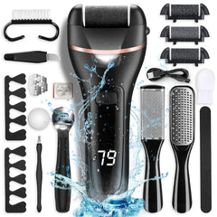 OTAZWA electric foot callus remover with 21 tools for at-home pedicures.