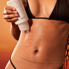 OUAI Body Cleanser rosehip-oil close-up highlighting antioxidant-rich hydration.