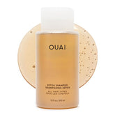 OUAI Detox Shampoo bottle front highlights refreshing cleanse and sulfate-free formula.