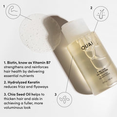 OUAI Fine Set packaging box highlighting the sulfate-free bundle