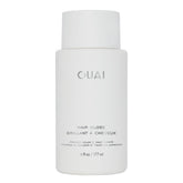 OUAI Hair Gloss bottle close-up showing in-shower shine-boosting treatment.