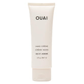 OUAI Hand Cream bottle closeup showing sleek packaging for daily nourishment